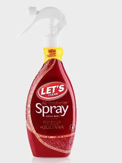 Fragrances: Oriental Oud, Tropical Fruits, Majesty, Aromatic Lavender, Musk & Amber, Cherry Blossoms, Flamingo Story, Al Majlis Vibes, Charm in the Air, Al Sultana Air Freshener — LET'S Clean by DTIC