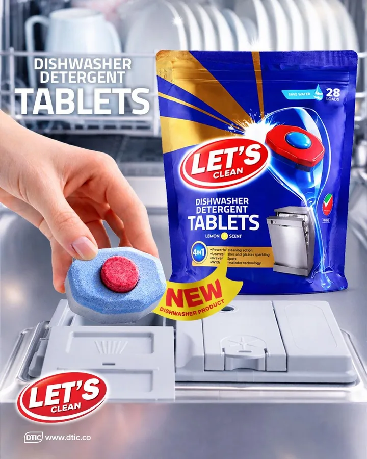 Fragrances: Lemon Dishwasher Detergent Tablets — LET'S Clean by DTIC