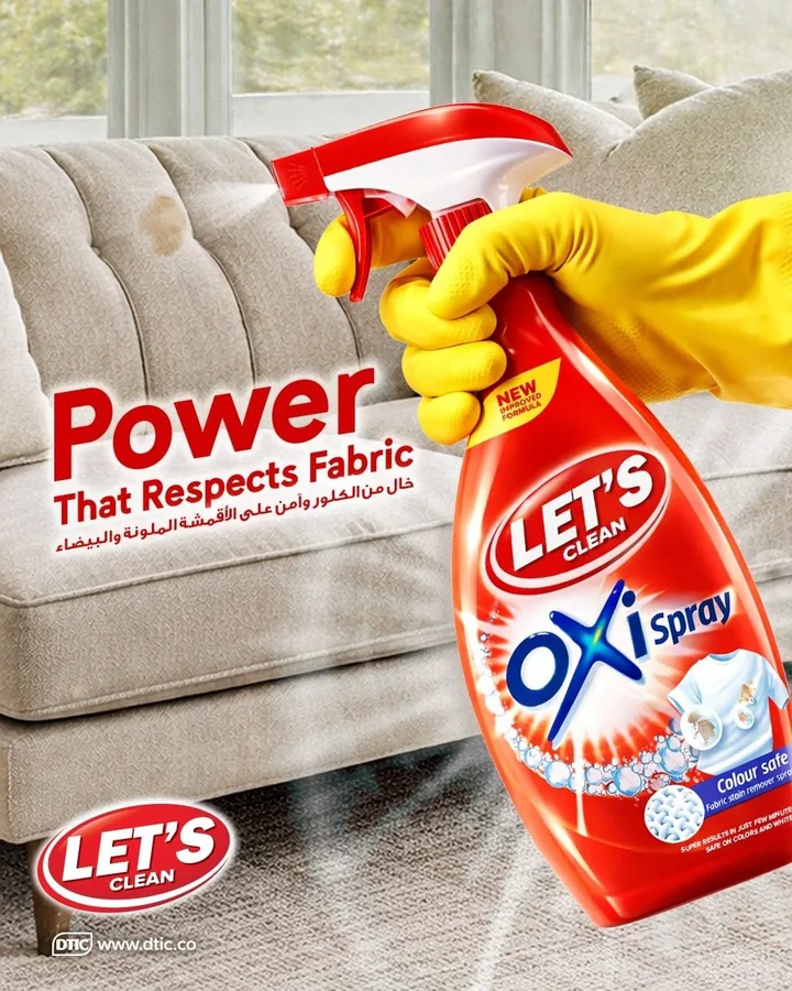 Fragrances: Classic Oxi Spray — Fabric Stain Remover — LET'S Clean by DTIC