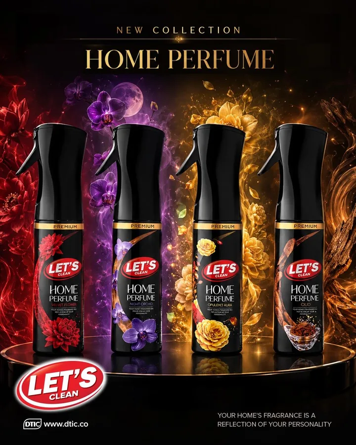 Fragrances: Velvet Flower, Night Orchid, Opulence Aura, Oud Premium Home Perfume — LET'S Clean by DTIC