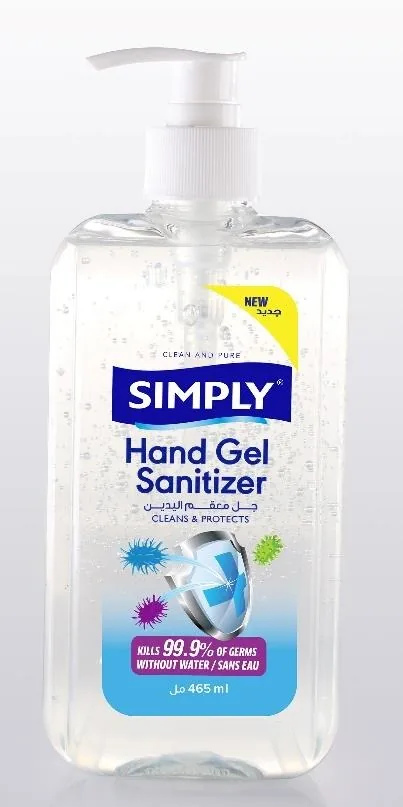 Hand Gel Sanitiser — SIMPLY by DTIC